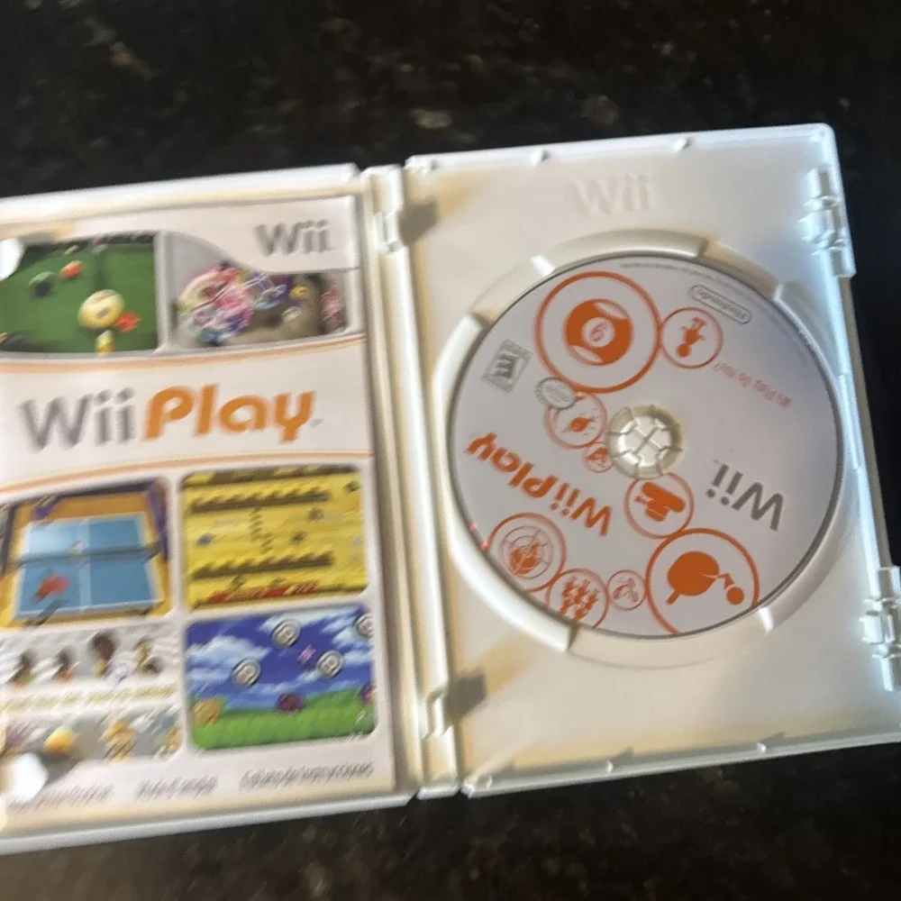 Wii Play Nintendo Wii Sports Game Disc Case & Manual
